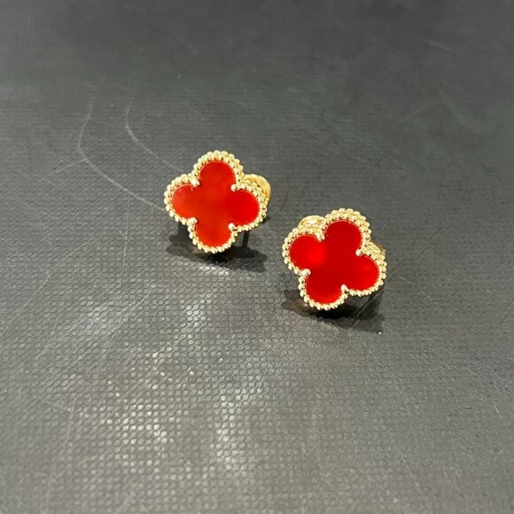 Van Cleef & Arpels red earrings - Picture 1 of 6